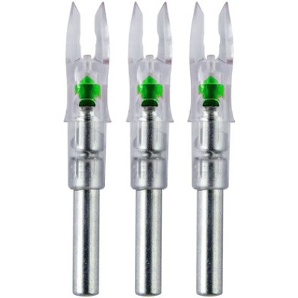 NOCKTURNAL LIGHTED NOCK X-SERIES GREEN 3/PACK