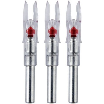 NOCKTURNAL LIGHTED NOCK X-SERIES RED 3/PACK