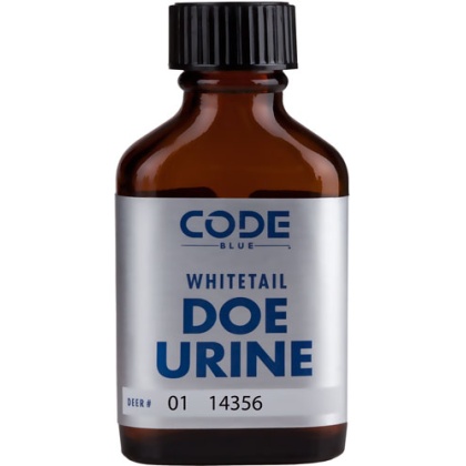 CODE BLUE DEER LURE DOE URINE 1FL OUNCE BOTTLE