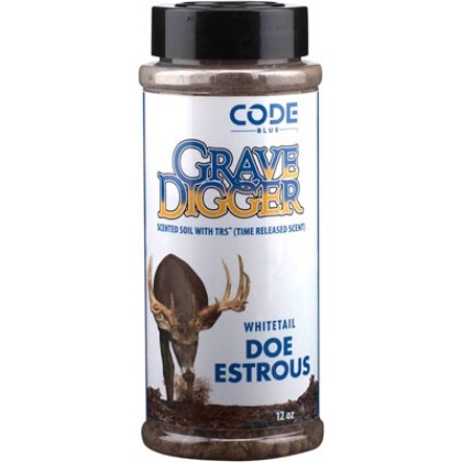 CODE BLUE DEER LURE GRAVE DIGGER SCRAPE SOIL DOE ESTRUS