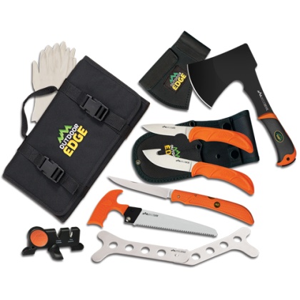 OUTDOOR EDGE THE OUTFITTER SET W/ BUCKLED ROLL SHEATH