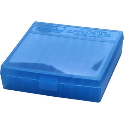 MTM AMMO BOX 22LR 100-ROUNDS CLEAR BLUE