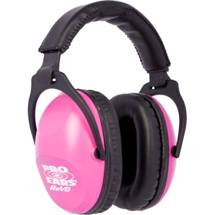 PRO EARS REVO EAR MUFF PASSIVE NEON PINK