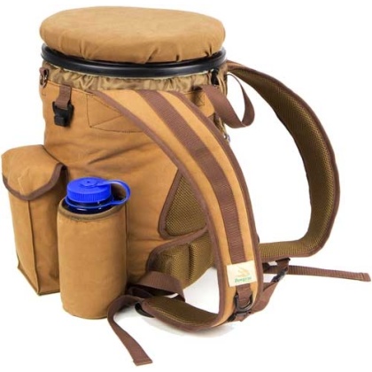 PEREGRINE OUTDOORS VENTURE BUCKET PCK W/SEAT CLASSIC BRWN