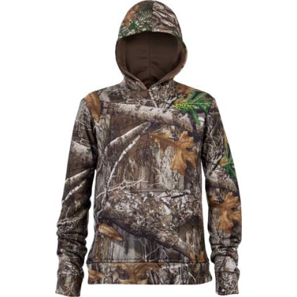 HABIT PERFORMANCE YOUTH HOODIE REALTREE EDGE LARGE