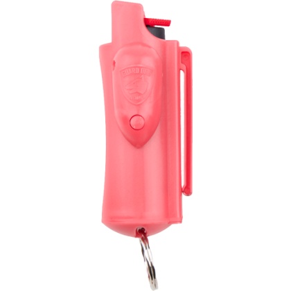 GUARD DOG ACCUFIRE PEPPER SPRY W/ LASER SIGHT & KEYCHAIN PINK