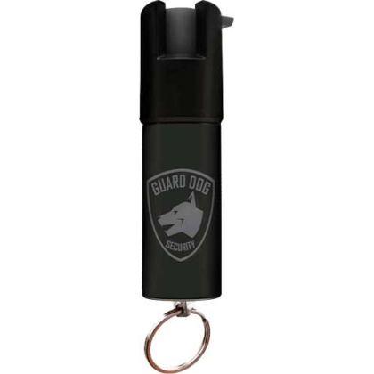 GUARD DOG KEYCHAING POCKEET PEPPER SPRAY 1/2 OUNCE BLACK