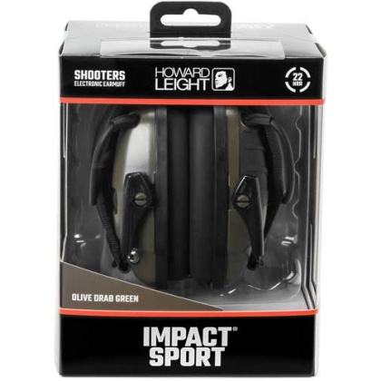 HOWARD LEIGHT IMPACT ELECTRONIC EAR MUFF NRR22