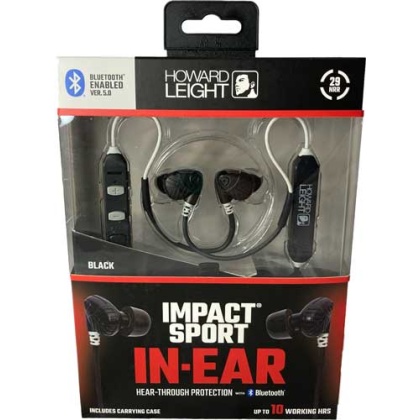 HOWARD LEIGHT IMPACT IN-EAR BLUETOOTH HEAR THRU TECHNOLOGY