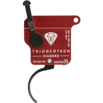 TRIGGERTECH REM 700 SNGLE STG BLACK DIAMOND CURVED CLEAN