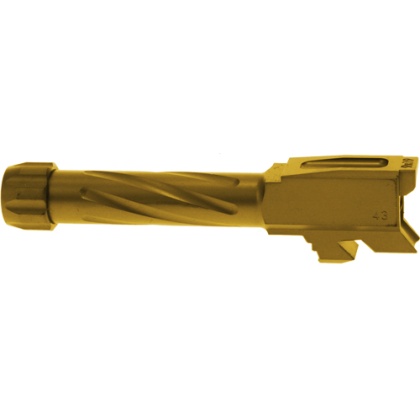 RIVAL ARMS BARREL FOR GLOCK 43 GEN 1 THREADED GOLD