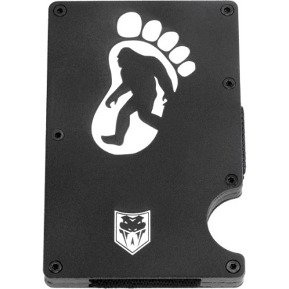 COBRATEC RFID BIGFOOT ALUMINUM WALLET & MONEY CLIP