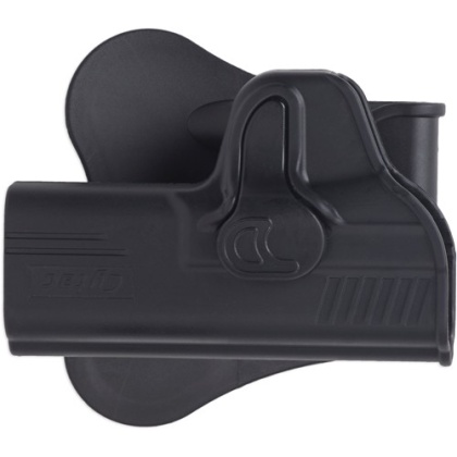 BULLDOG RR HOLSTER PADDLE POLY RUGER LC9 BLACK RH