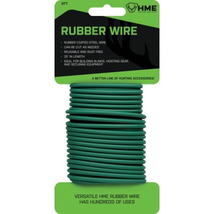 HME RUBBER WIRE 25\' GREEN