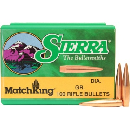 SIERRA BULLETS .22CAL .224 69GR HP-BT MATCH 100CT