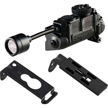 STREAMLIGHT SIDEWINDER STALK W/HELMET CLIP & ARC RAIL BLACK