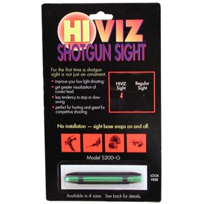 HIVIZ SHOTGUN FRONT SIGHT MAGNETIC RIB .171-.265\