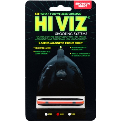 HIVIZ SHOTGUN FRONT SIGHT MAGNETIC RIB .218-.328\