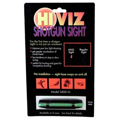 HIVIZ SHOTGUN FRONT SIGHT MAGNETIC RIB .328-.437\