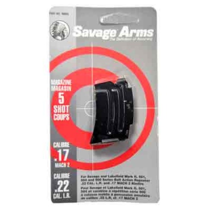 SAVAGE MAGAZINE MKII SERIES .22LR/.17HM2 5RD BLUED