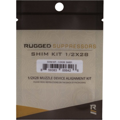 RUGGED SUPPRESSORS SHIM KIT 1/2X28