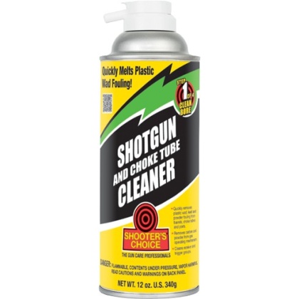 SHOOTERS CHOICE SHOTGUN & CHOKE TUBE CLEANER 12 OZ AERSL