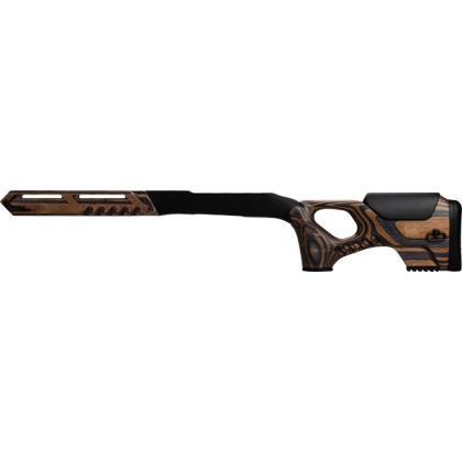 WOOX COBRA STOCK RUGER AMERICAN LAMINATED BLACK/BROWN