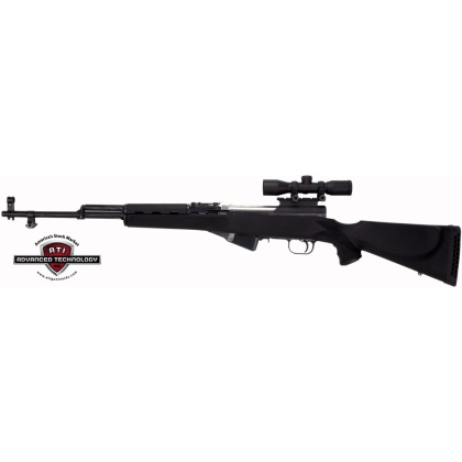 ADV. TECH. STOCK FOR SKS RIFLE MONTE CARLO BLACK SYNTHETIC