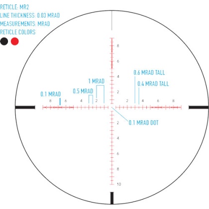 SIGHTMARK PRESIDIO 3-18X50 30MM SCOPE MATTE BLACK LR2 RET