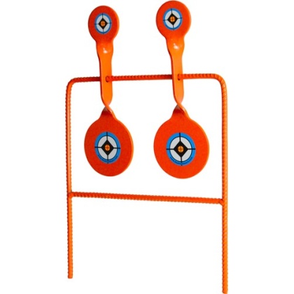 DO-ALL STEEL TARGET REACTIVE .22 DOUBLE SPINNER REBAR