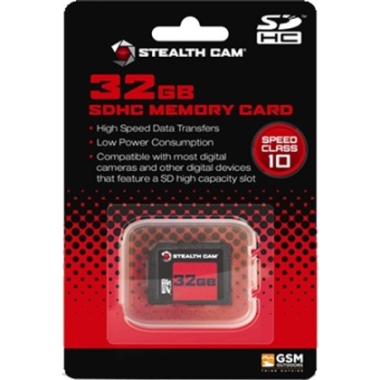 STEALTH CAM SDHC MEMORY CARD 32GB SUPER SPEED CLASS 10