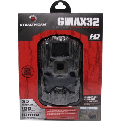 STEALTH CAM TRAIL CAM GMAX32 32MP/1080HD VIDEO CAMO IR