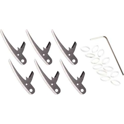 SWHACKER REPLACEMENT BLADES LEVI MORGAN CURVED 125GR 6PACK