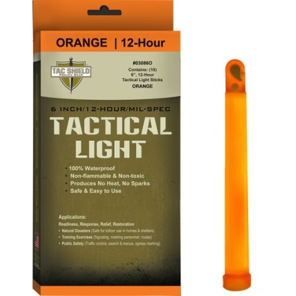 TAC SHIELD TACTICAL LIGHT STICK 12 HOUR 6\