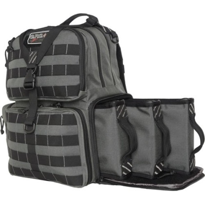 GPS TACTICAL RANGE BACKPACK W/WAIST STRAP GRAY NYLON<