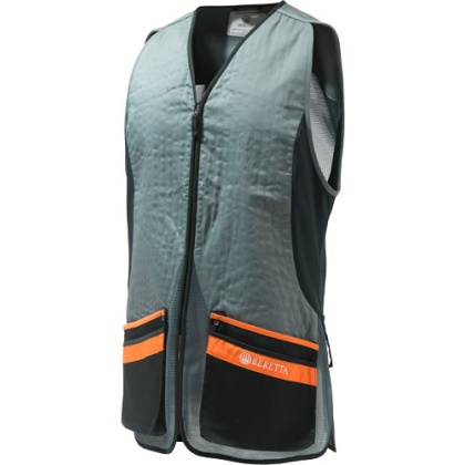 BERETTA MEN\'S S.PIGEON VEST LARGE GREY/ORANGE