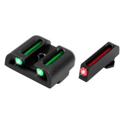 TRUGLO SIGHT SET FIBER OPTIC FOR GLOCK 9MM/.40 SET