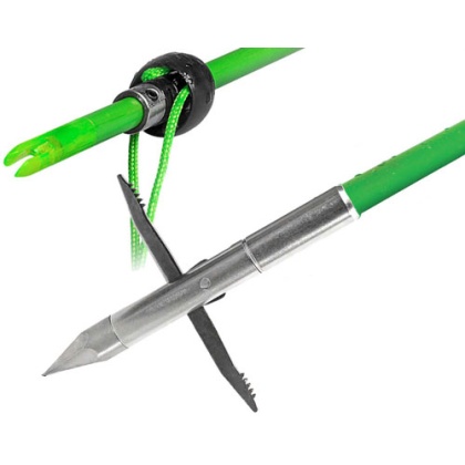 TRUGLO BOWFISHING SPEED SHOT ARROW W/CARPEDO POINT & SLIDE