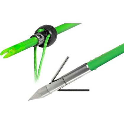 TRUGLO BOWFISHING SPEED SHOT ARROW W/LUNKER POINT & SLIDE