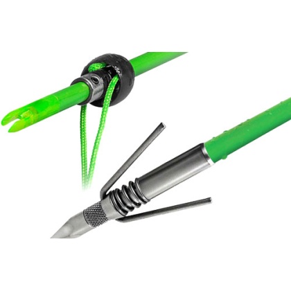 TRUGLO BOWFISHING SPEED SHOT ARROW W/SPRING FSHR PNT & SLDE