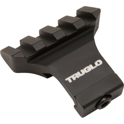 TRUGLO 1-PIECE PICATINNY RISER MOUNT 45 DEGREE OFFSET MOUNT