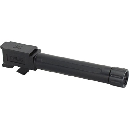 TRUE PRECISION THREADED BARREL BLACK NITRIDE FOR GLOCK 19