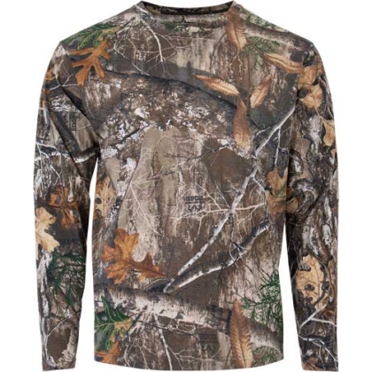 HABIT BEAR CAVE LONG SLEEVE TEE REALTREE EDGE LARGE