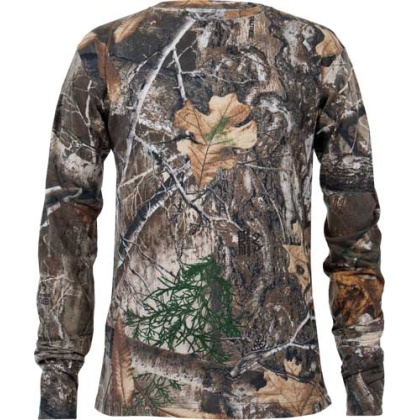 HABIT BEAR CAVE YOUTH TEE LONG SLEEVE REALTREE EDGE LG