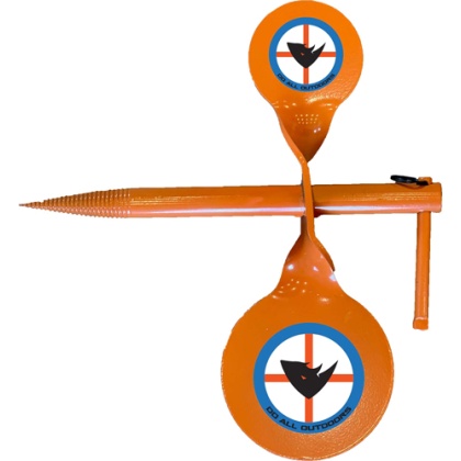 DO-ALL STEEL TARGET HANDGUN TREE SPINNER 2 STACKED TARGETS