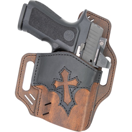 VERSACARRY GUARDIAN ARC ANGEL OWB HOLSTER SZ 4 BROWN