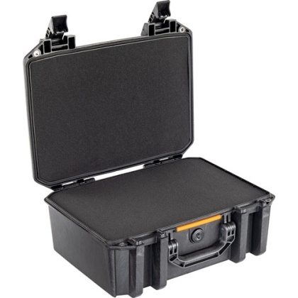 PELICAN VAULT LARGE PISTOL CASE W/ FOAM BLACK