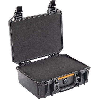 PELICAN VAULT MEDIUM PISTOL CASE W/ FOAM BLACK