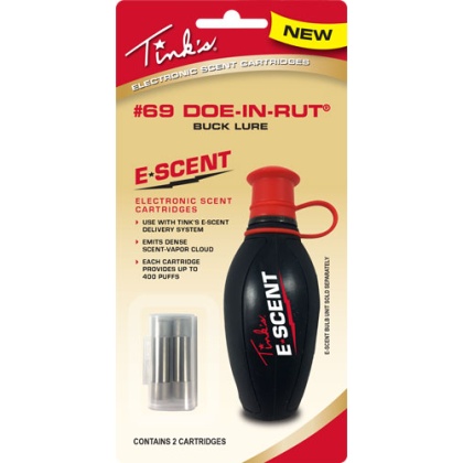 TINKS ELECTRONIC SCENT CARTRIDGE #69 DOE-IN-RUT 2PK!