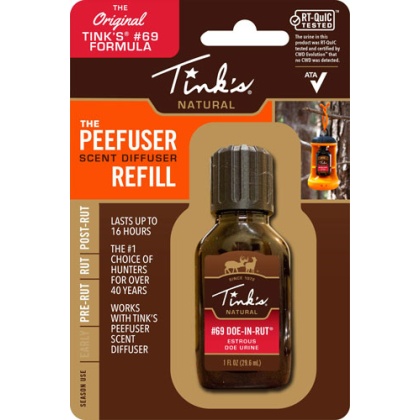 TINKS SCENT DIFFUSER REFILL .5OZ BOTTLE #69 DOE-IN-RUT